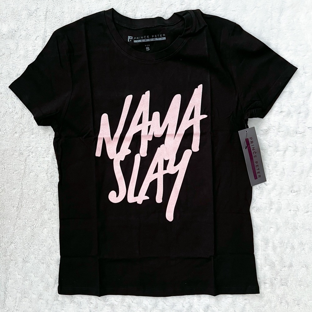 NWT- PRINCE PETER Sport Namaslay graphic tee shirt